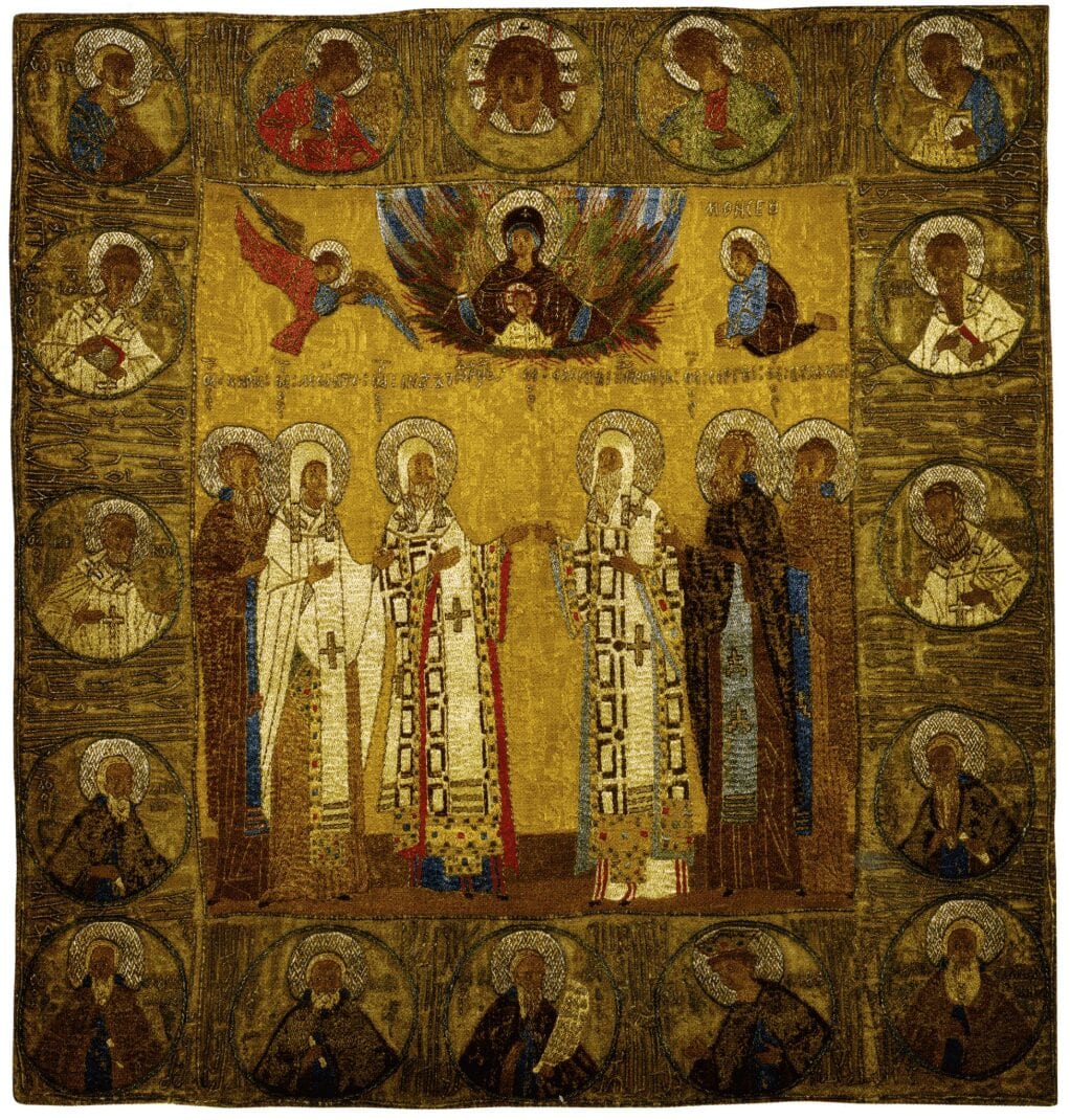 Several Examples of Muscovite Embroidery from the Time of Dionisius